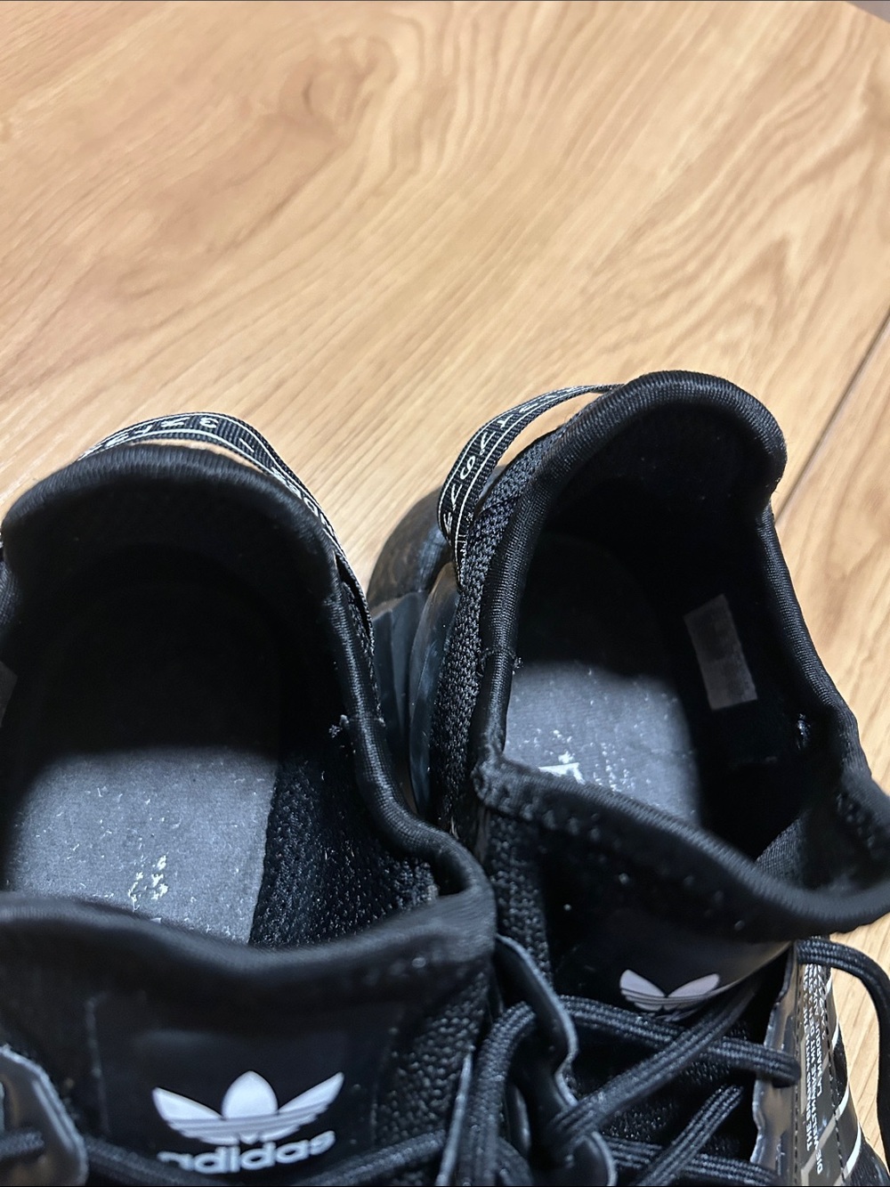 adidas NMD Mens Black Low-Top Sneakers - Picture 5 of 6